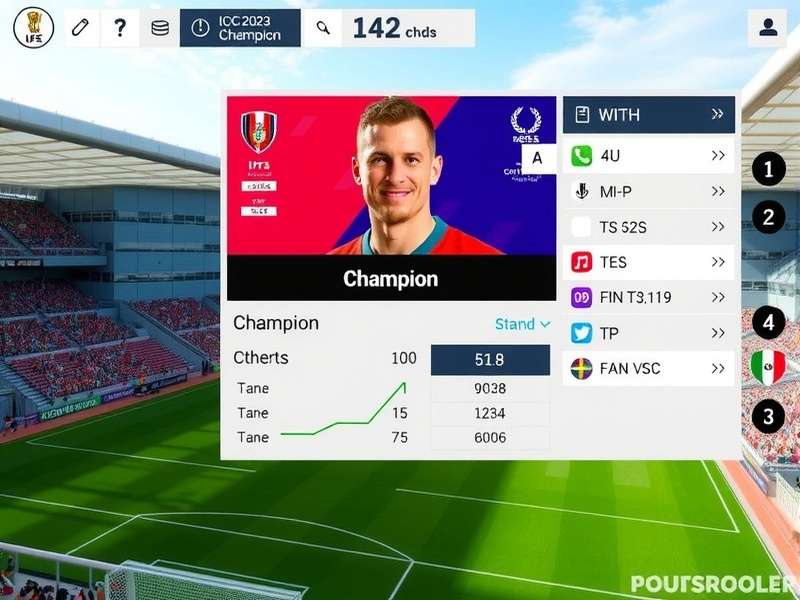ICC 2023 Champion Gameplay Screenshot